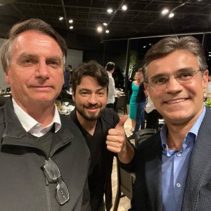Bolsonaro, Guti e Rodrigo Garcia