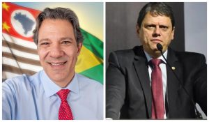 Haddad e Tarcísio de Freitas