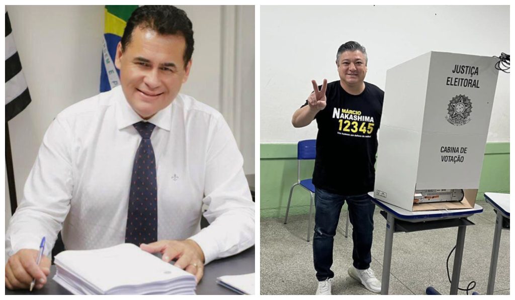 Jorge Wilson e Márcio Nakashima, deputados estaduais