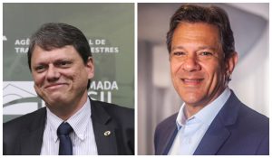 Tarcísio de Freitas e Haddad