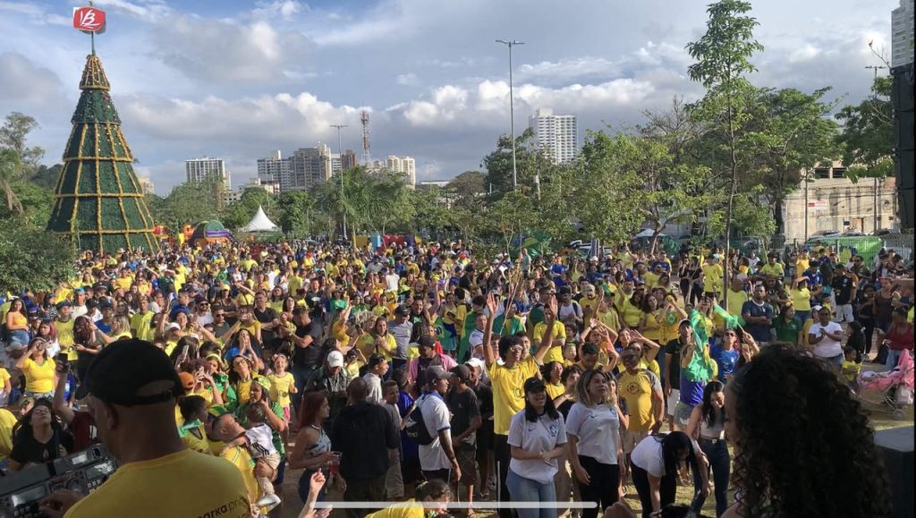 Brasil x Sérvia no Bosque Maia