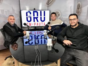 Pedro Zanotti, Wellington Alves e Eurico Cruz no GRU em Pauta