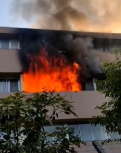 incêndio em apartamento no Parque Cecap