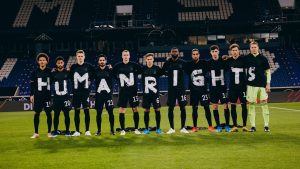 protesto- seleção da Alemanha