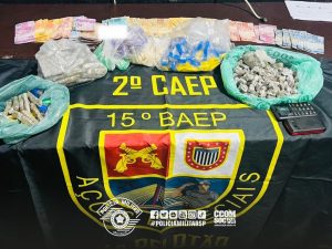 15º Baep apreende entorpecentes