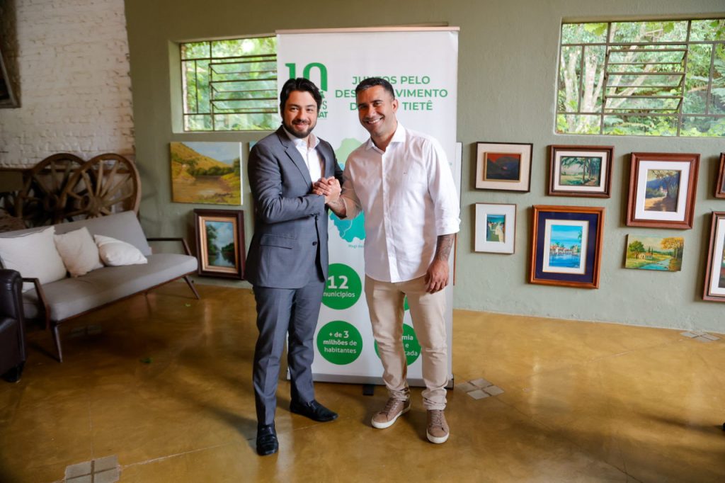 Guti e Caio Cunha no Condemat
