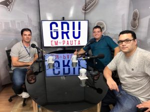 Ticiano Americano, Wellington Alves e Eurico Cruz no GRU em Pauta
