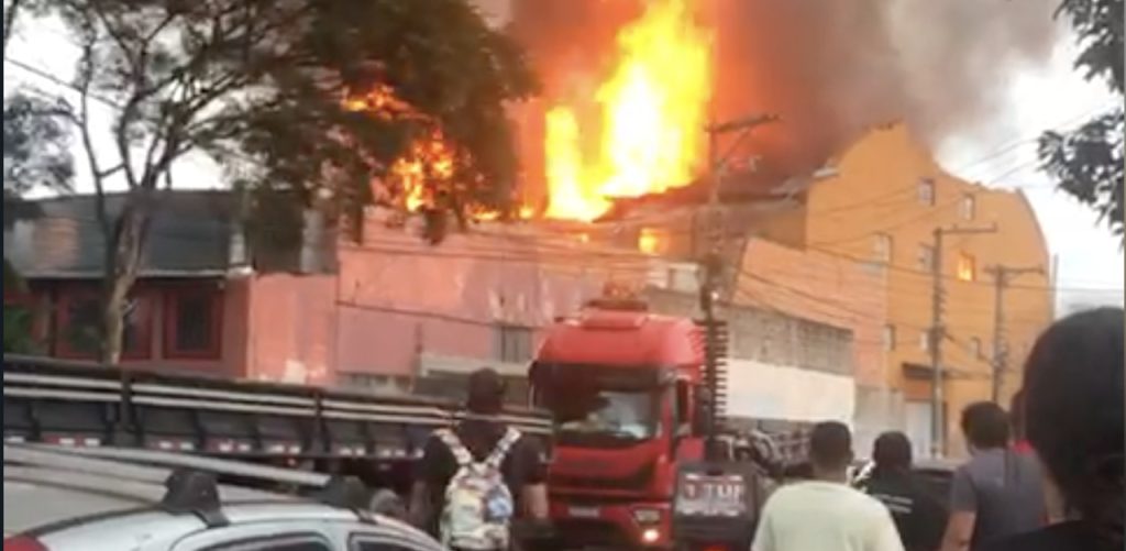 incêndio em Cumbica