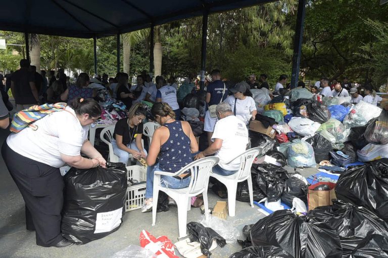 Ponto de Arrecadação para vítimas das chuvas no litoral norte