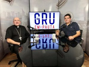 Dom Edmilson Amador Caetano e Wellington Alves no GRU em Pauta