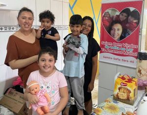 Família turca refugiada acolhida