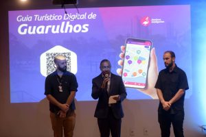 Lançamento do Guia turístico digital, com Professor Jesus
