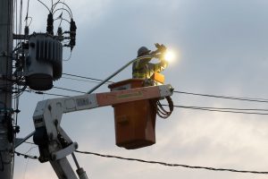poste de iluminação pública