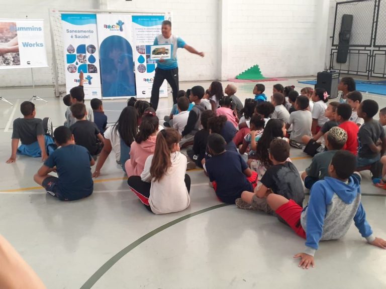 Projeto Brincar para Sanear, do Instituto Trata Brasil, em escolas públicas