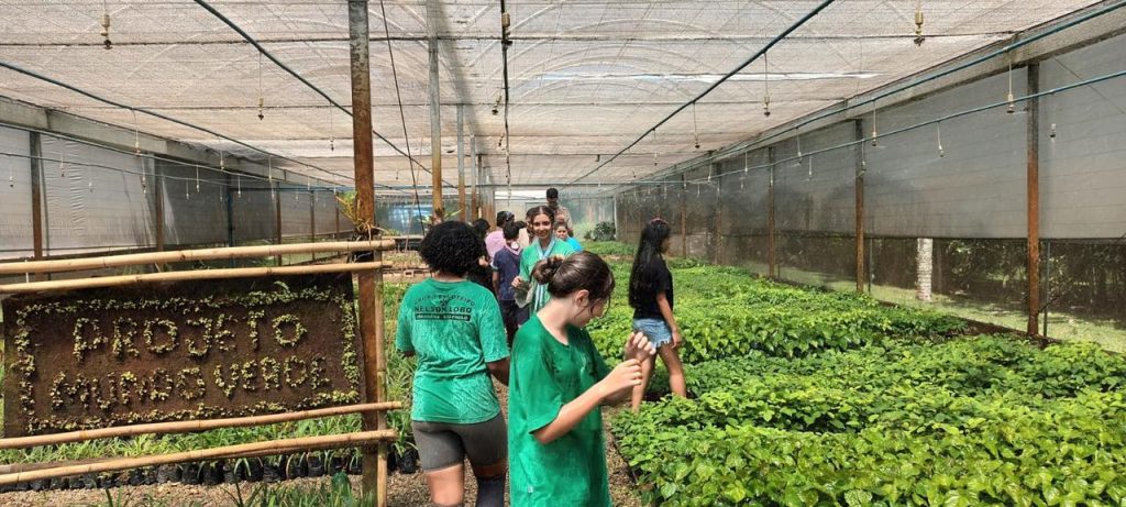Visita no Horto Florestal