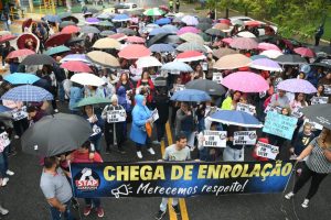 Greve dos professores municipais