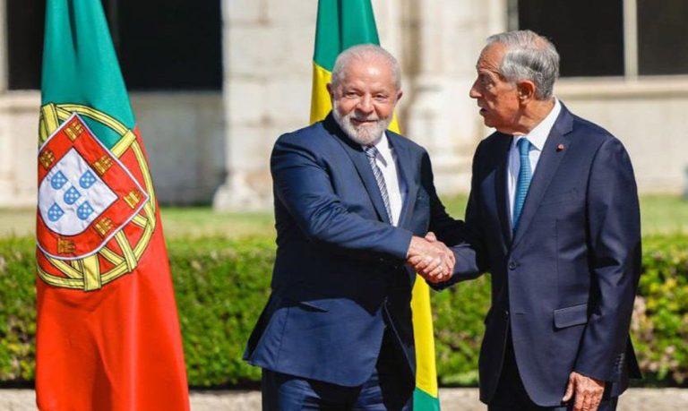Lula e presidente português