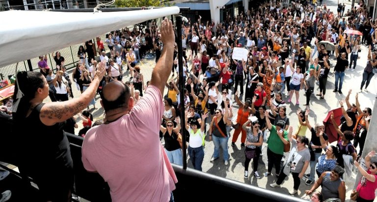 Paralisação dos professores do Stap