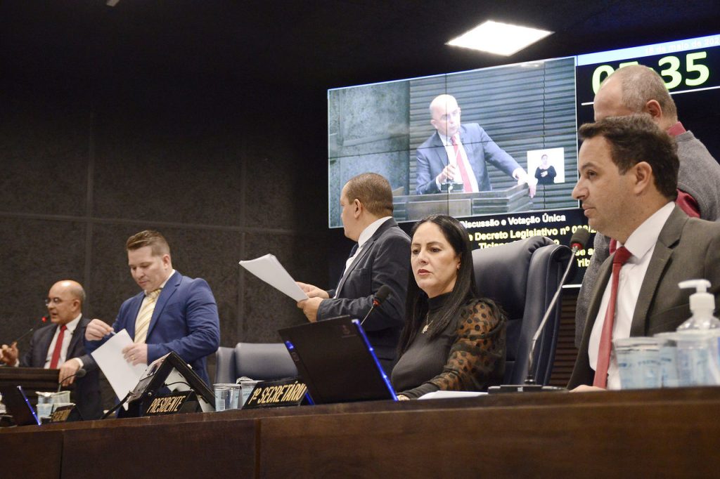 Karina Soltur preside sessão na Câmara