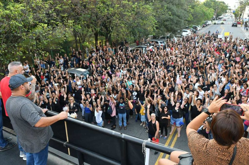 greve dos professores