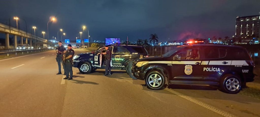Operação policial é realizada na região do Aeroporto de Guarulhos