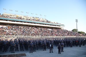 Formatura de novos integrantes da Polícia Militar