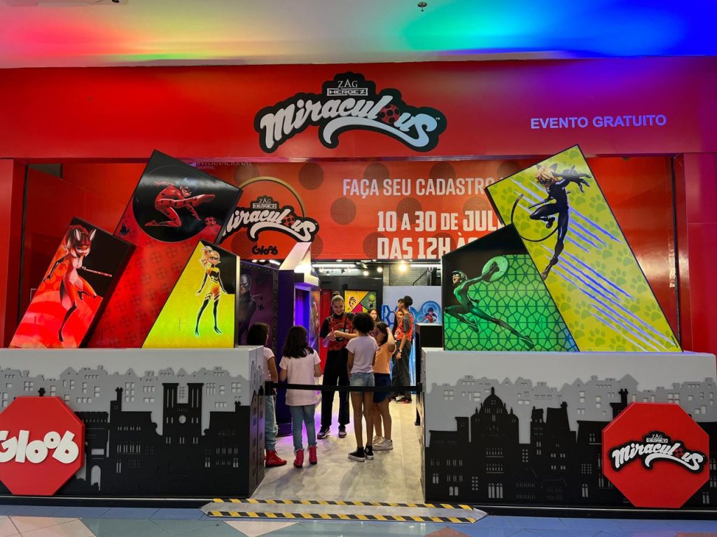 Circuito Miraculous no Internacional Shopping