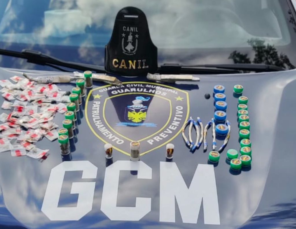 Homem é preso na Vila Maricy com cerca de 100 embalagens de maconha