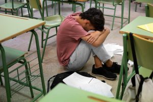 Criança - estudante agredido