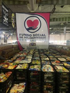 Doação de alimentos ao Fundo Social de Solidariedade