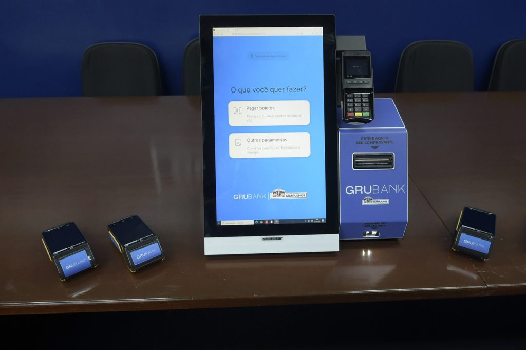 Maquininha do GRU Bank