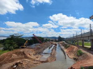 canalização Baquirivu-Guaçu