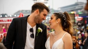 Caio e Nicole se casam no The Town