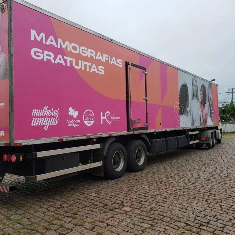 carreta da Mamografia - câncer de mama