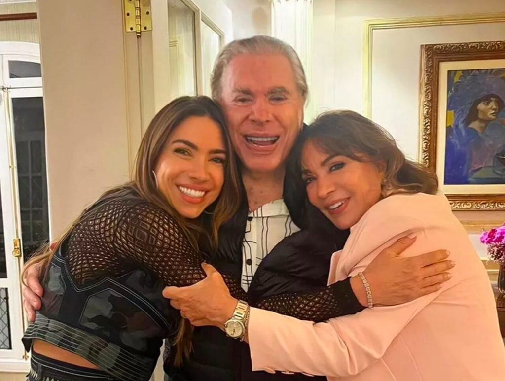 Tony Auad: Patricia Abravanel celebra aniversário ao lado de Silvio Santos, que está afastado da TV