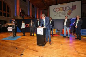 Tarcísio de Freitas da cerimônia do COSUD