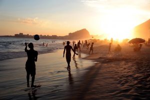 Pessoas na praia