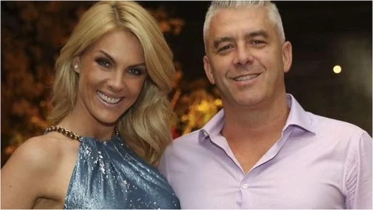 Ana Hickmann e o marido Alexandre Correa