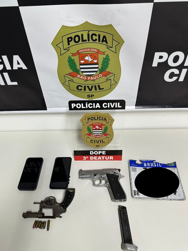 armas e celulares