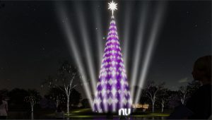 Árvore de Natal do Nubank será inaugurada em 2 de dezembro de 2023