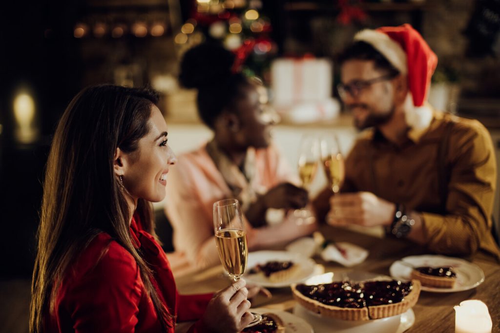 Natal em restaurante