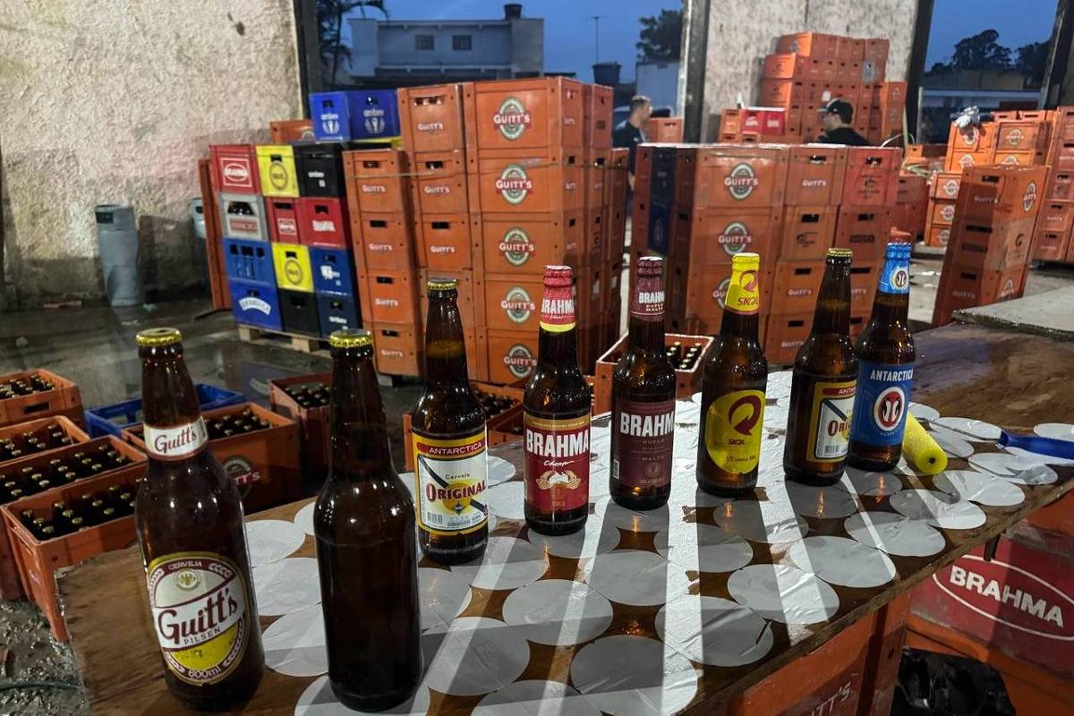 Cervejas falsificadas