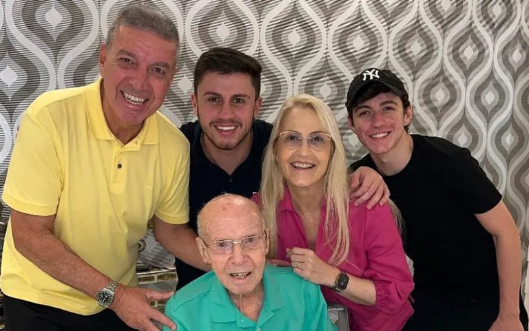 Zagallo e seus filhos