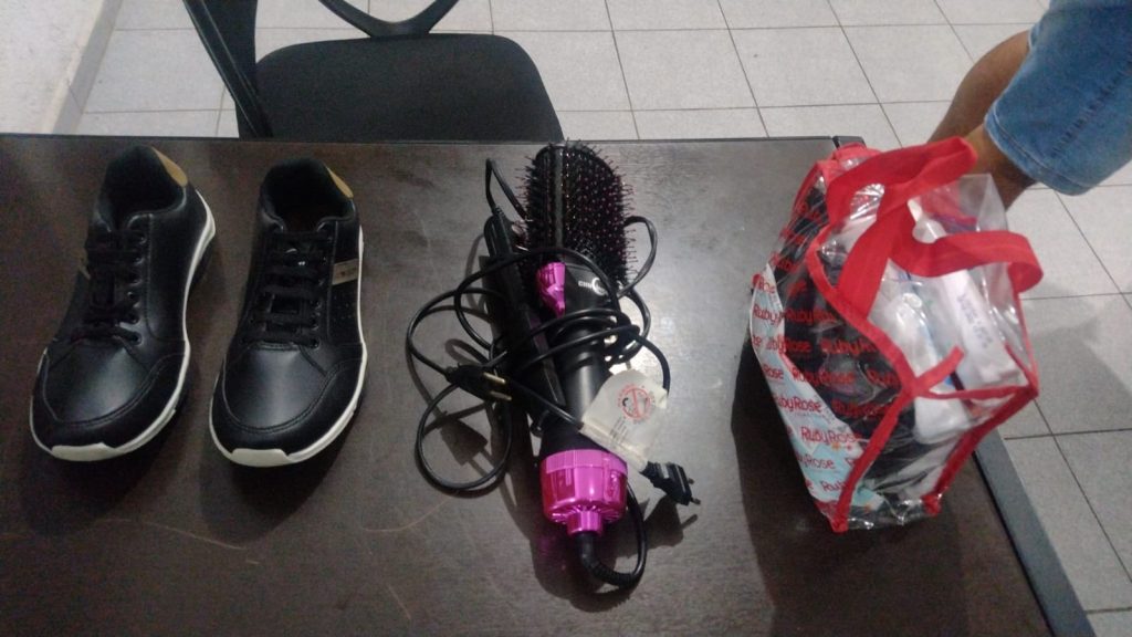 itens apreendidos pela polícia