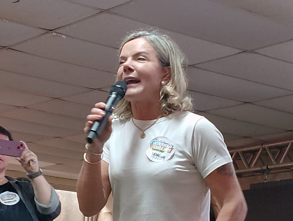 Gleisi Hoffmann, presidente nacional do PT