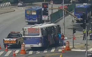 Acidente no terminal do Metrô Armênia