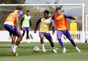 Treino Real Madrid
