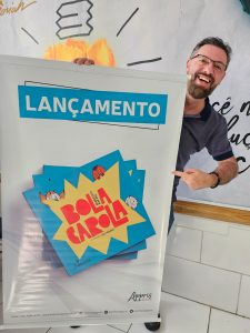 Marcelo Rafael e o livro Bola Carola