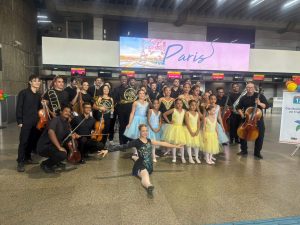 Orquestra Jovem no Aeroporto de Guarulhos
