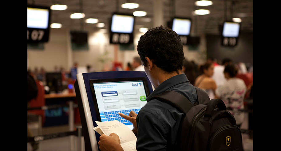 Passageiro no Aeroporto Interenacional de Guarulhos